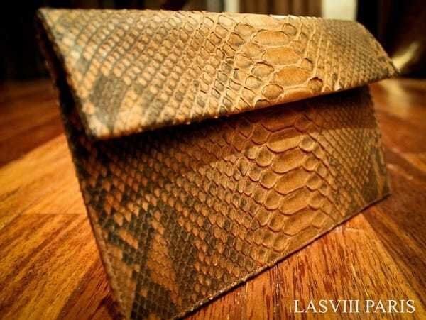 LASVIII Luxury Leather Clutch