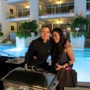 Chef Josefina Santacruz of Dumas Restaurant and Roz du Jour of Luxury Branded