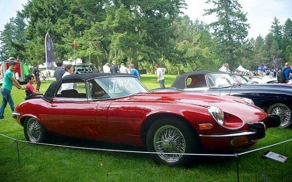 Jaguar E-Types at the Luxury Supercar weekend