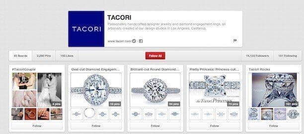 tacori pinterest