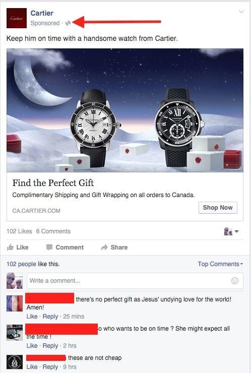 bad cartier holiday ad