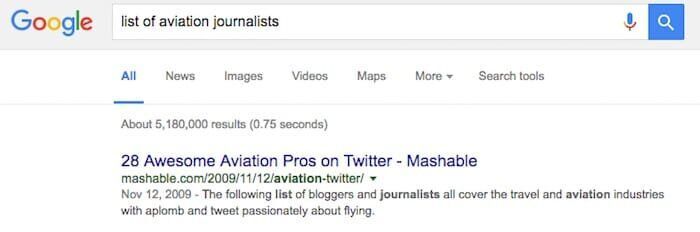 aviation pros find google