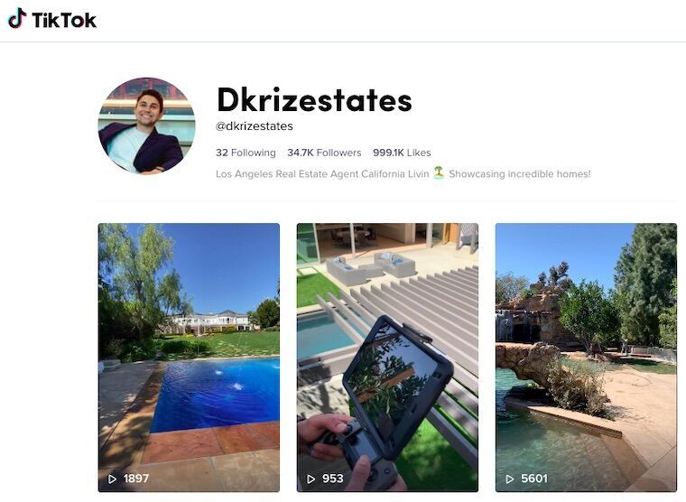 tiktok luxury real estate