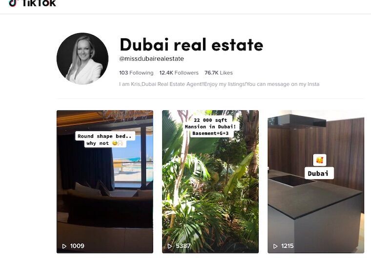 luxury real estate tiktok marketing