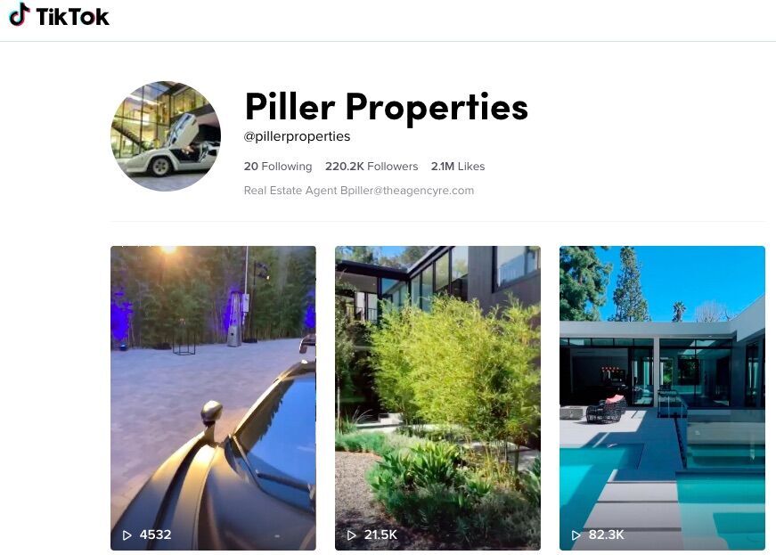 tiktok luxury real estate marketing